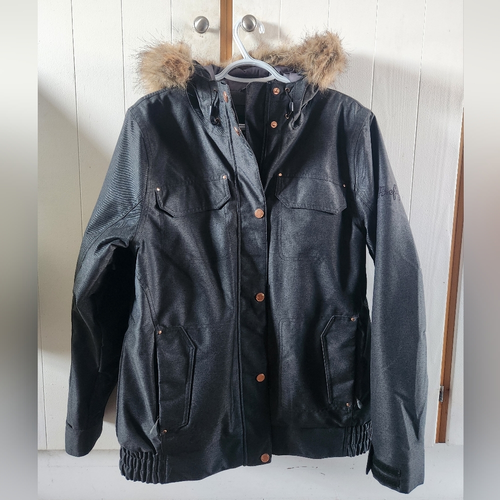 Grey Firefly Size Large Ski Snowboarding Winter Jacket